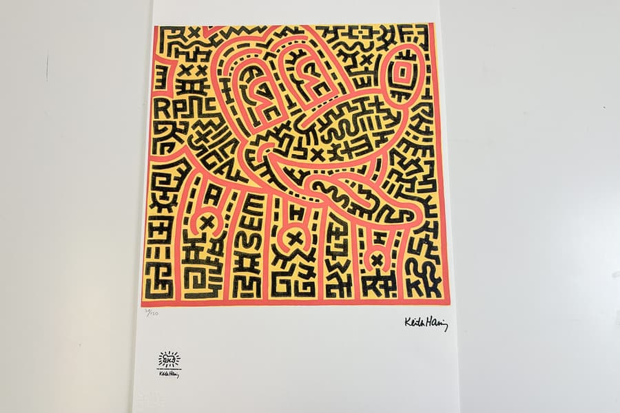 Lithografie nach Keith Haring, limitiert